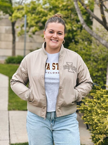 Pro Standard Women's I-State Taupe Twill Jacket